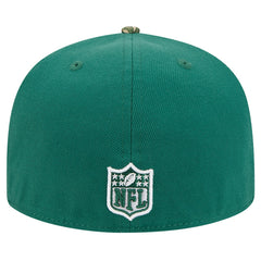 New Era New York Jets Green Active Two-Tone Camo 59FIFTY Fitted Hat | NFL
