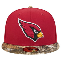 New Era Arizona Cardinals Cardinal Active Two-Tone Camo 59FIFTY Fitted Hat | NFL