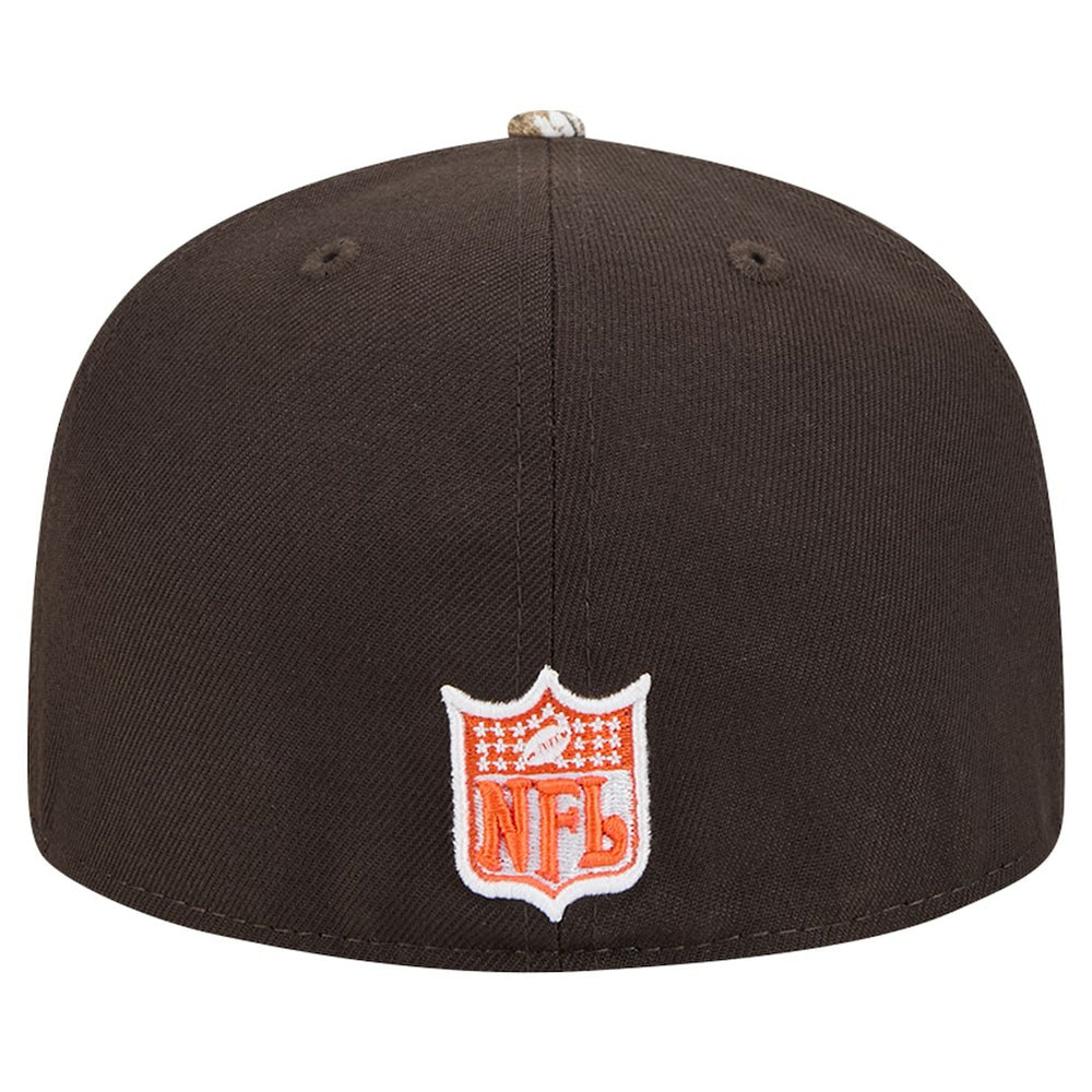 New Era Cleveland Browns Brown Active Two-Tone Camo 59FIFTY Fitted Hat | NFL