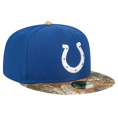 New Era Indianapolis Colts Royal Active Two-Tone Camo 59FIFTY Fitted Hat | NFL
