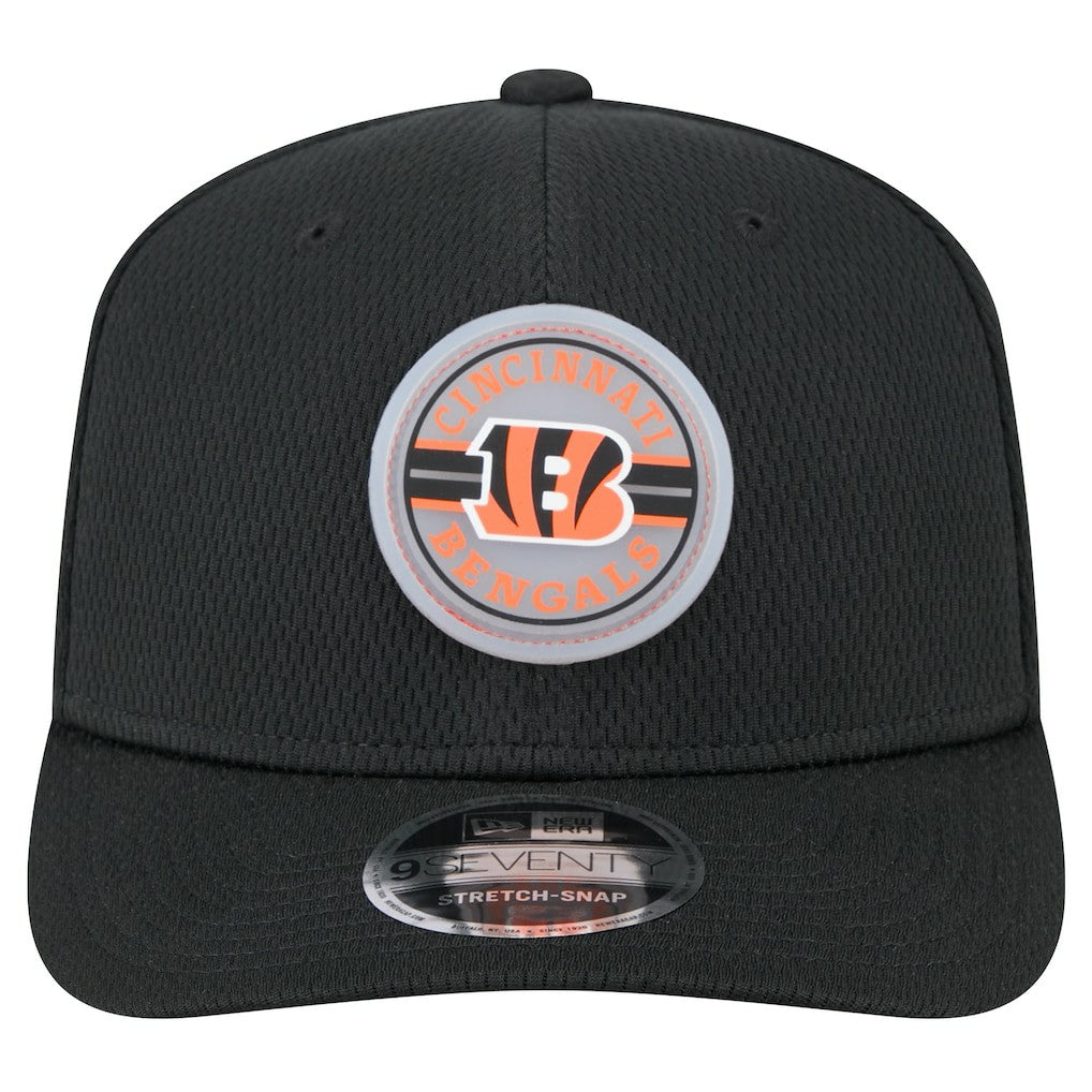 Cincinnati Bengals New Era Adventure Patched 9SEVENTY Stretch-Snap Adjustable Hat Black | NFL