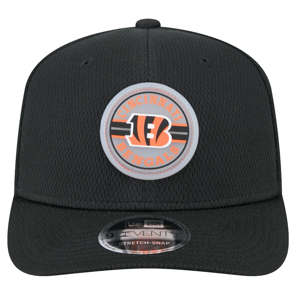 Cincinnati Bengals New Era Adventure Patched 9SEVENTY Stretch-Snap Adjustable Hat Black | NFL
