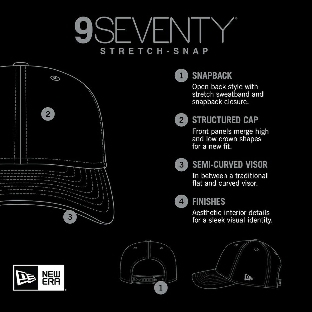 Miami Dolphins New Era Adventure Patched 9SEVENTY Stretch-Snap Adjustable Hat Aqua | NFL