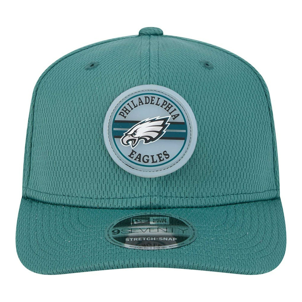 Philadelphia Eagles New Era Adventure Patched 9SEVENTY Stretch-Snap Adjustable Hat Midnight Green | NFL