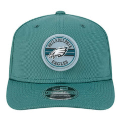 Philadelphia Eagles New Era Adventure Patched 9SEVENTY Stretch-Snap Adjustable Hat Midnight Green | NFL