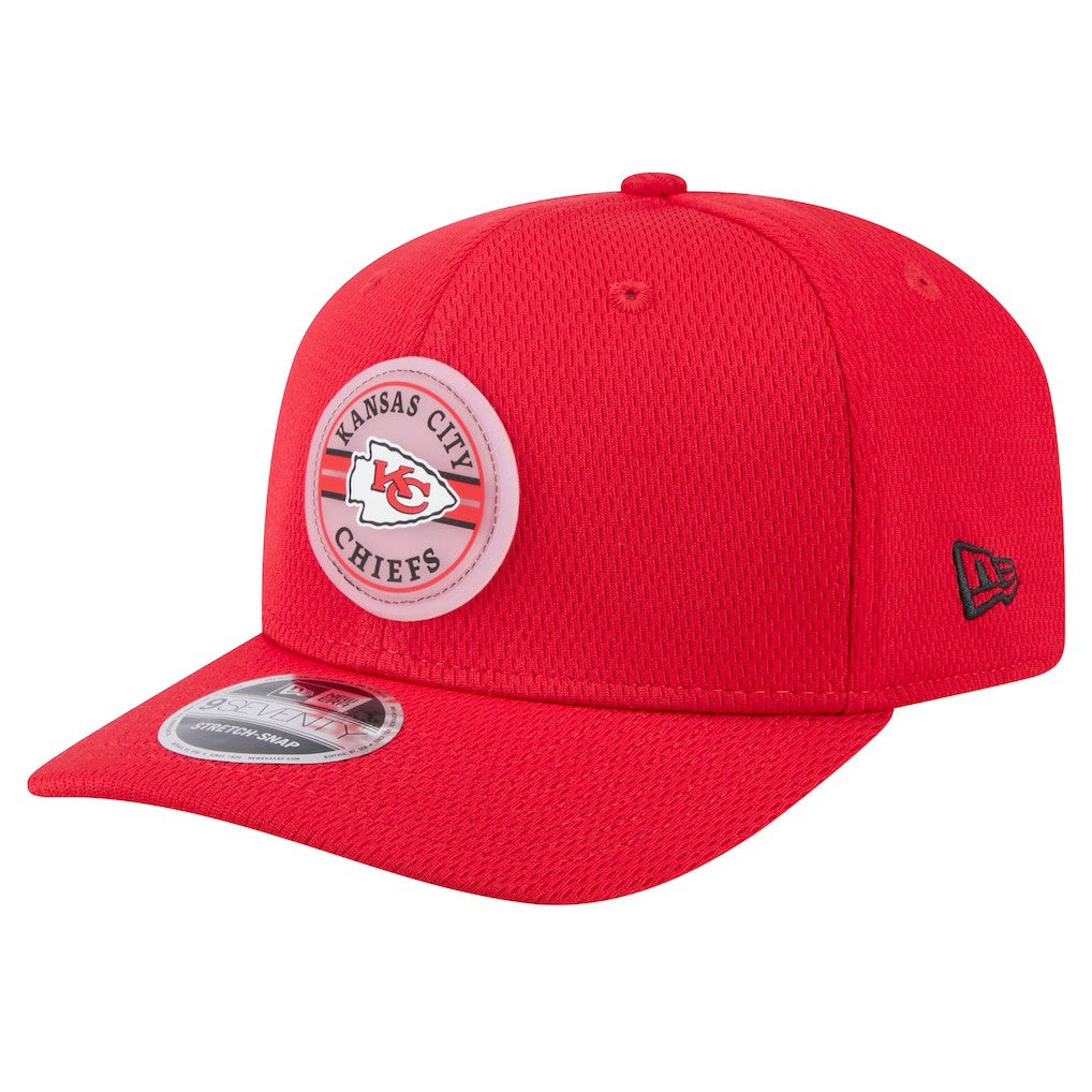 Kansas City Chiefs New Era Adventure Patched 9SEVENTY Stretch-Snap Adjustable Hat Red | NFL