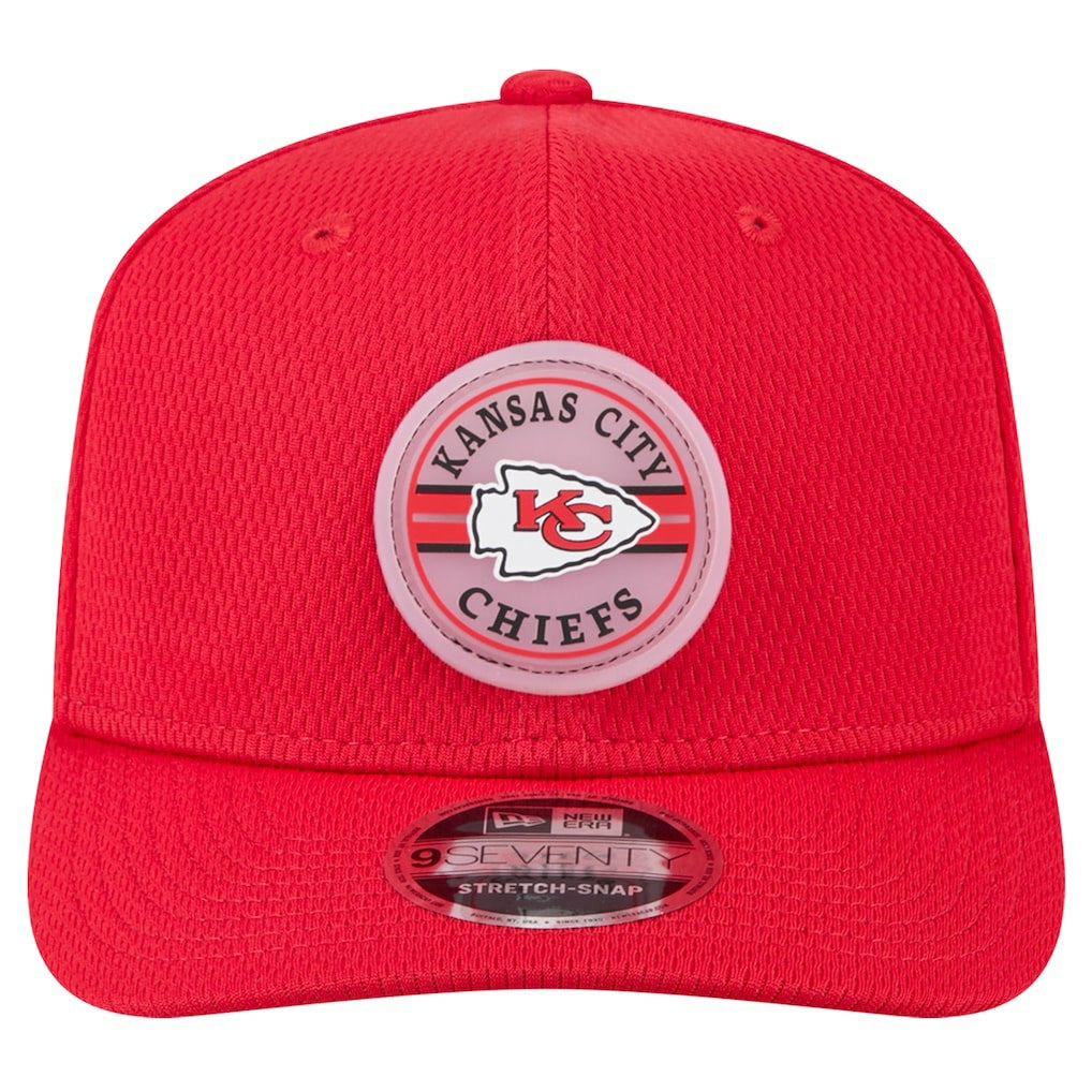 Kansas City Chiefs New Era Adventure Patched 9SEVENTY Stretch-Snap Adjustable Hat Red | NFL