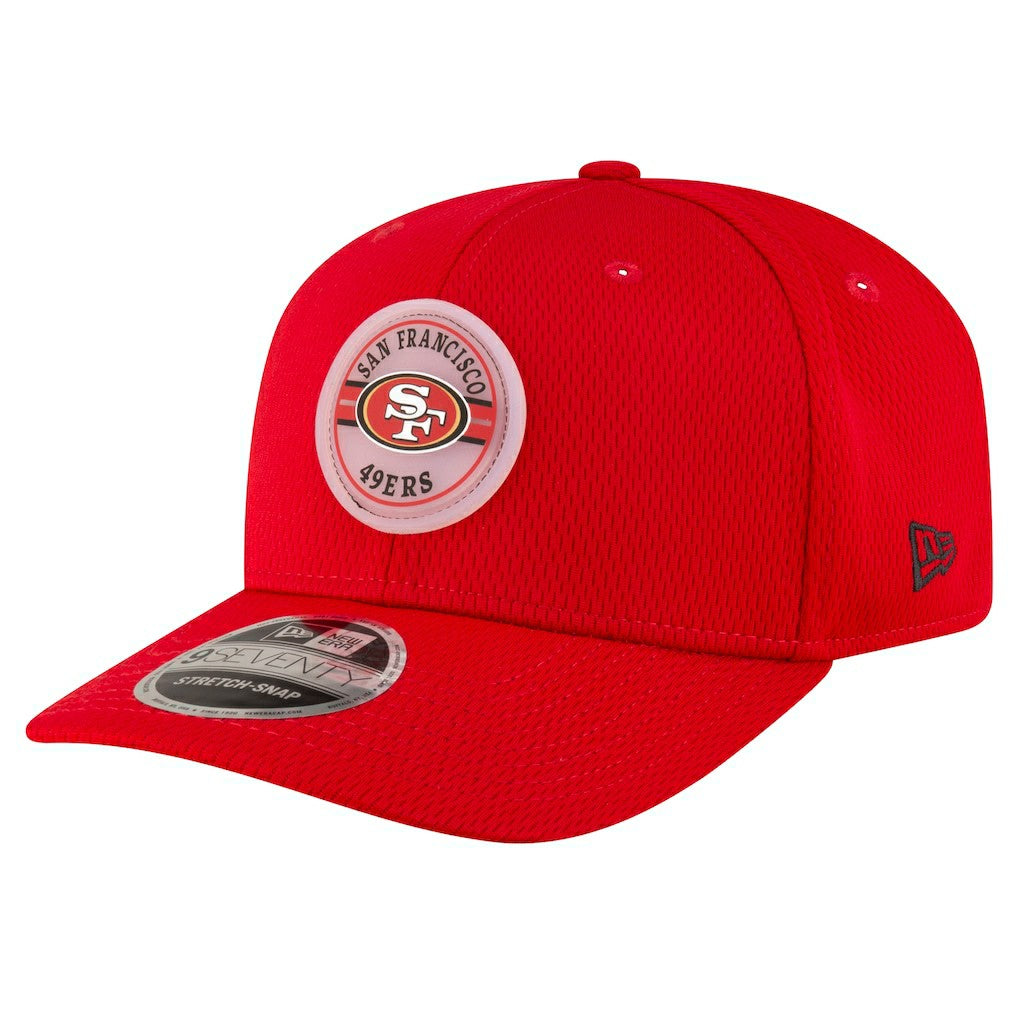 San Francisco 49ers New Era Adventure Patched 9SEVENTY Stretch-Snap Adjustable Hat Scarlet | NFL