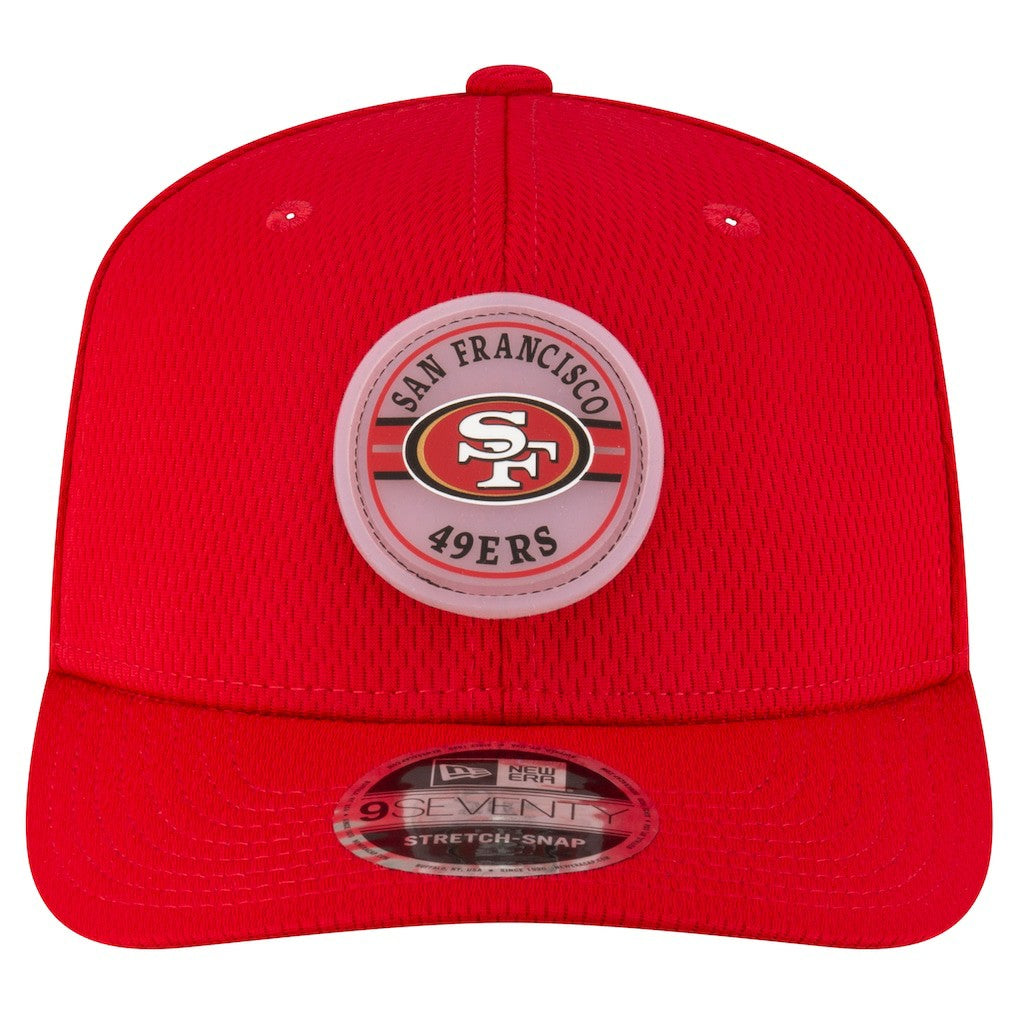 San Francisco 49ers New Era Adventure Patched 9SEVENTY Stretch-Snap Adjustable Hat Scarlet | NFL