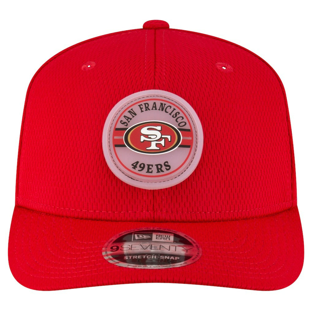 San Francisco 49ers New Era Adventure Patched 9SEVENTY Stretch-Snap Adjustable Hat Scarlet | NFL