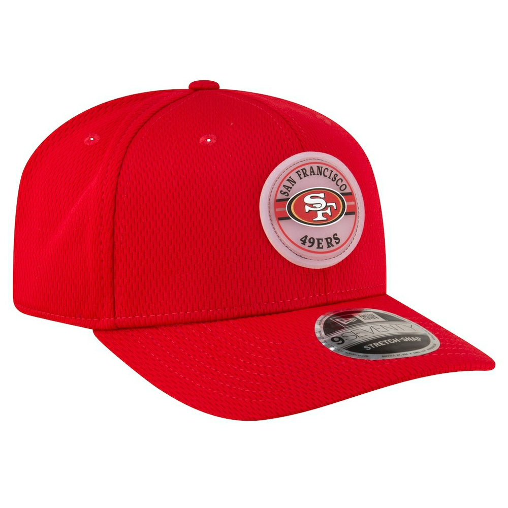 San Francisco 49ers New Era Adventure Patched 9SEVENTY Stretch-Snap Adjustable Hat Scarlet | NFL