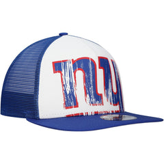 New Era New York Giants Distressed 9FIFTY A-Frame Snapback Hat White/Royal | NFL