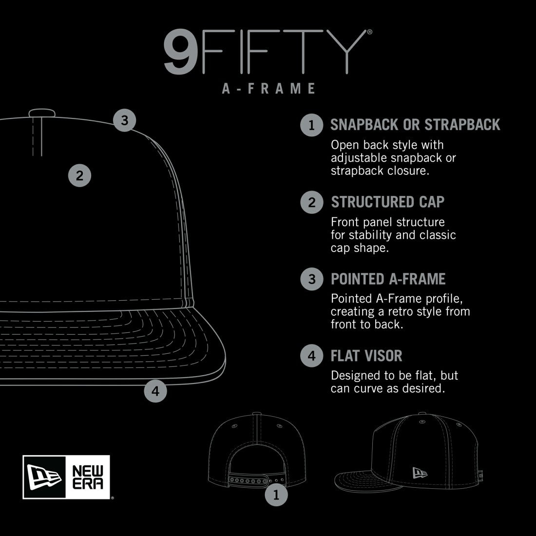New Era New York Jets Distressed 9FIFTY A-Frame Snapback Hat White/Green | NFL