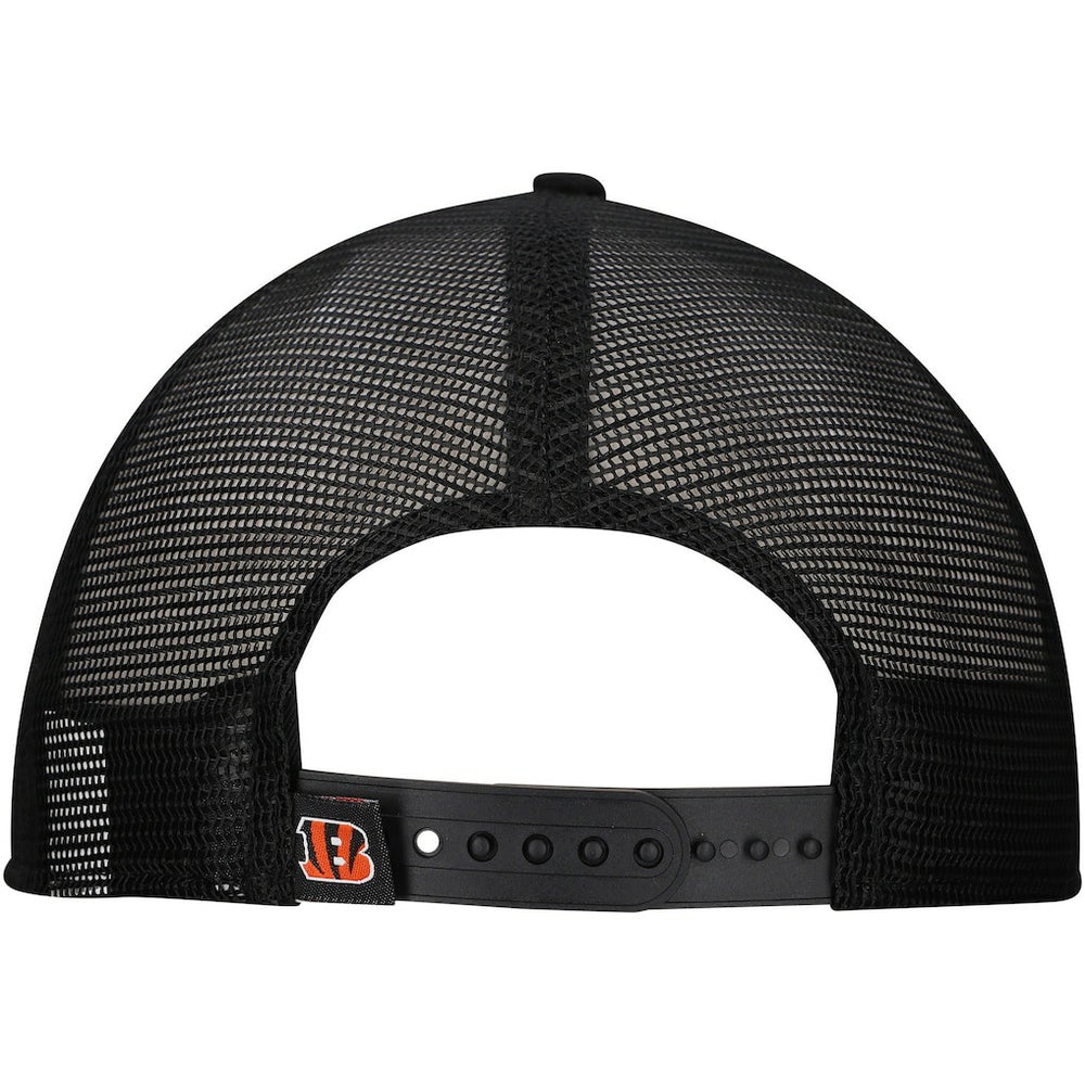 New Era Cincinnati Bengals Distressed 9FIFTY A-Frame Snapback Hat White/Black | NFL