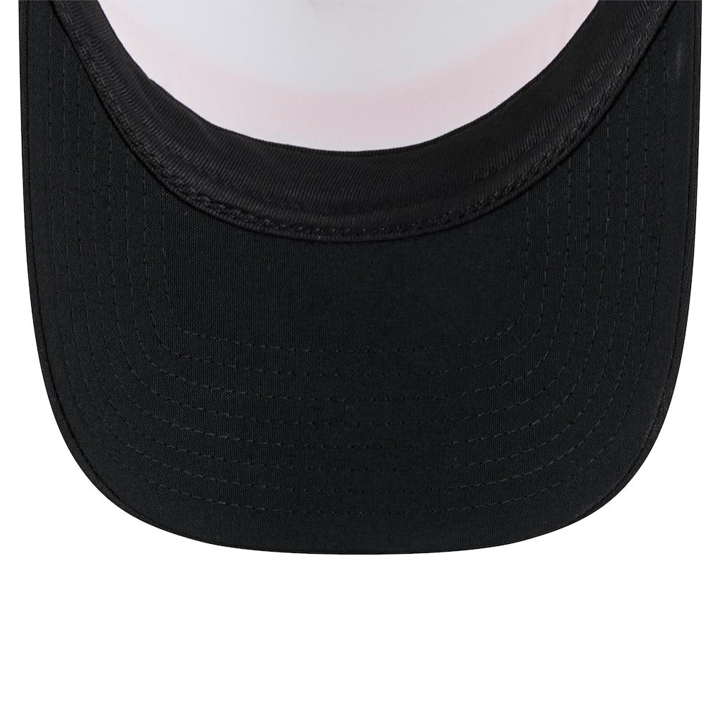 Cincinnati Bengals New Era Sport Night Color Block 9FORTY A-Frame Trucker Adjustable Hat White/Black | NFL