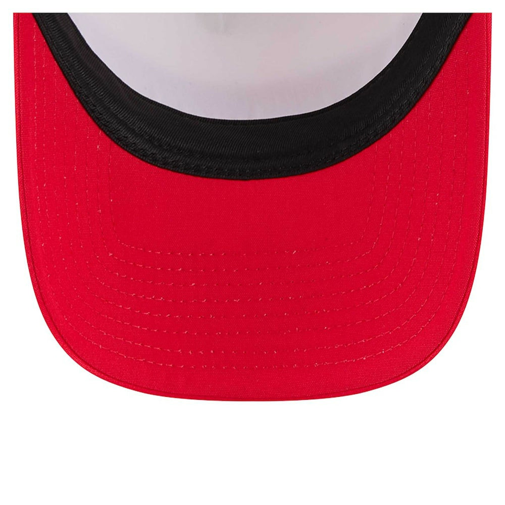 Kansas City Chiefs New Era Sport Night Color Block 9FORTY A-Frame Trucker Adjustable Hat White/Red | NFL