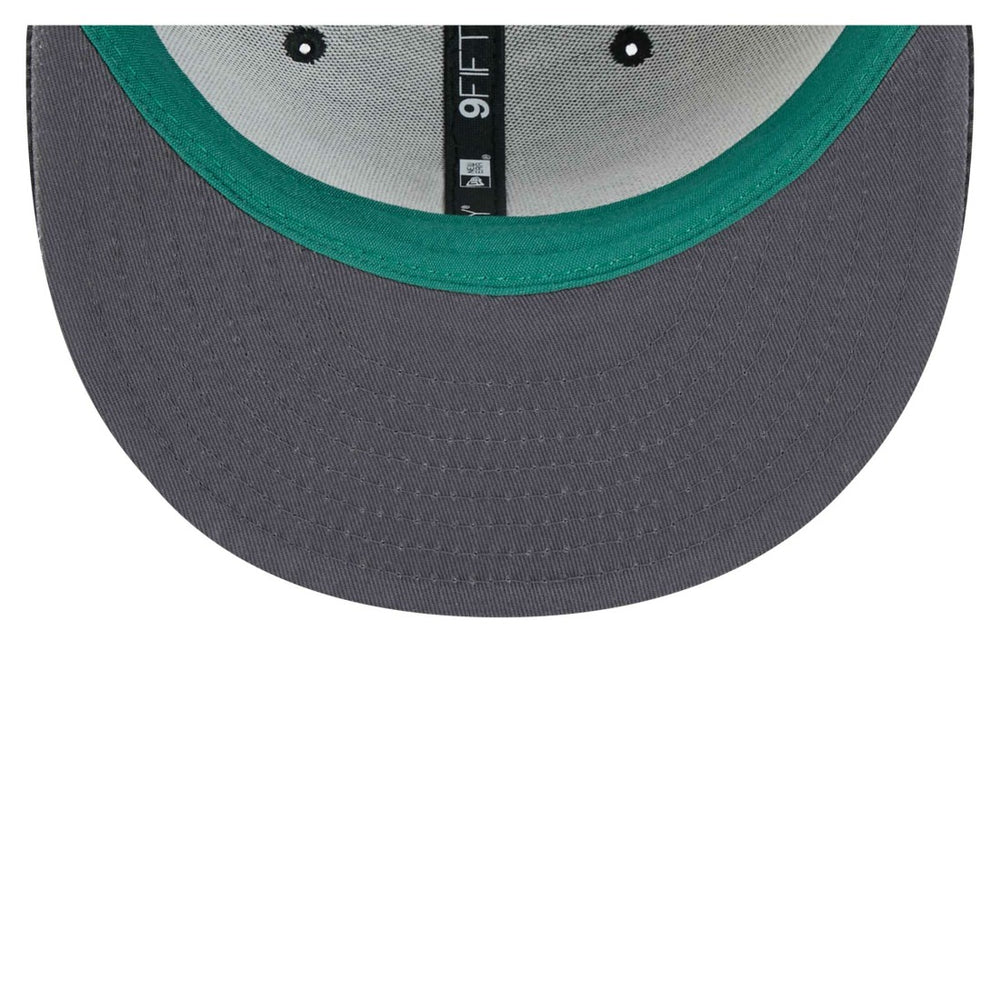 New Era New York Jets Black Midnight Ink Pop Outline 9FIFTY Snapback Hat | NFL