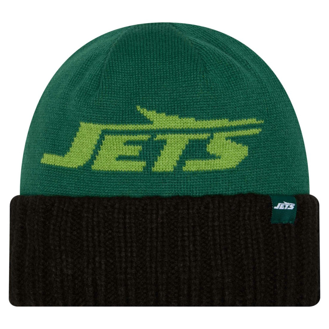New York Jets New Era Oversize Cuffed Knit Hat Green | NFL