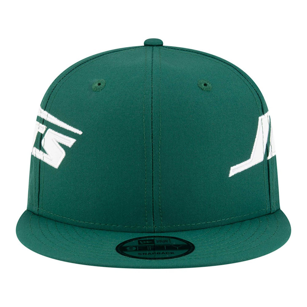 New York Jets New Era Helmet 9FIFTY Snapback Hat Green | NFL