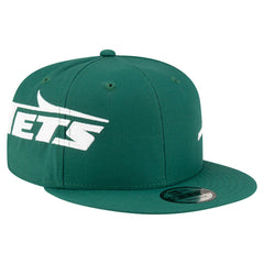 New York Jets New Era Helmet 9FIFTY Snapback Hat Green | NFL