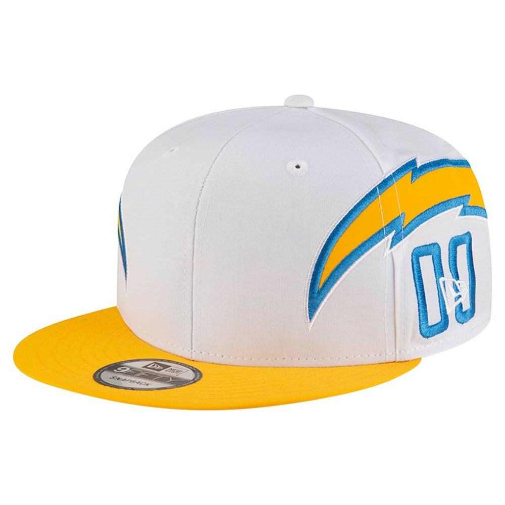 Los Angeles Chargers New Era Helmet 9FIFTY Snapback Hat White | NFL