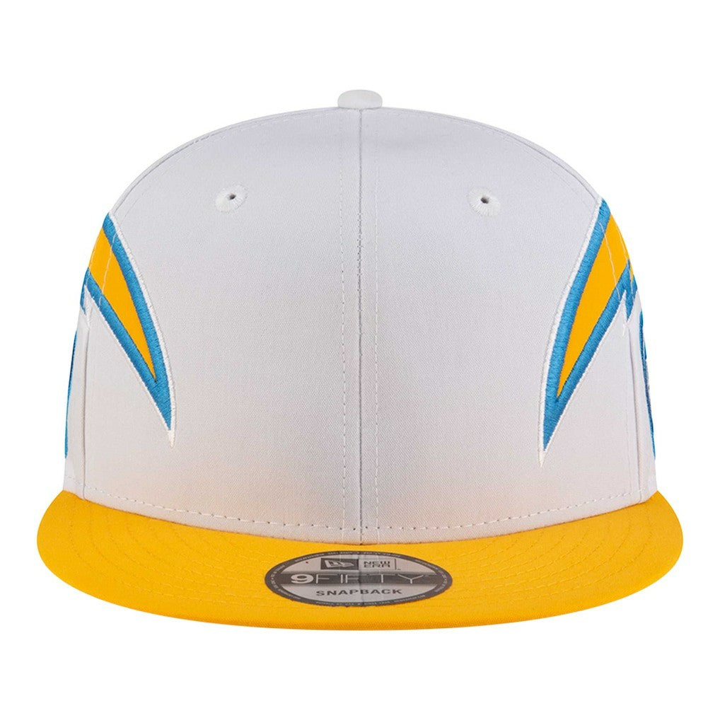 Los Angeles Chargers New Era Helmet 9FIFTY Snapback Hat White | NFL