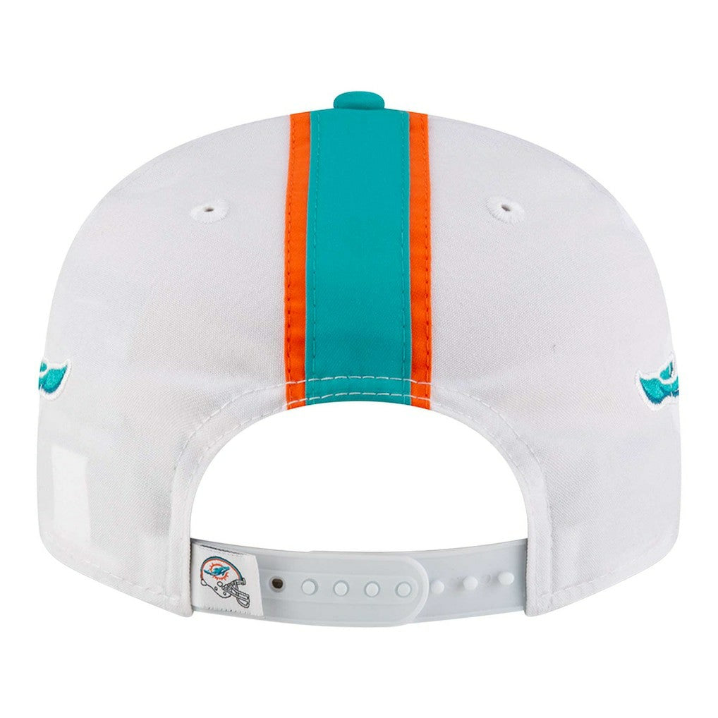 Miami Dolphins New Era Helmet 9FIFTY Snapback Hat White | NFL