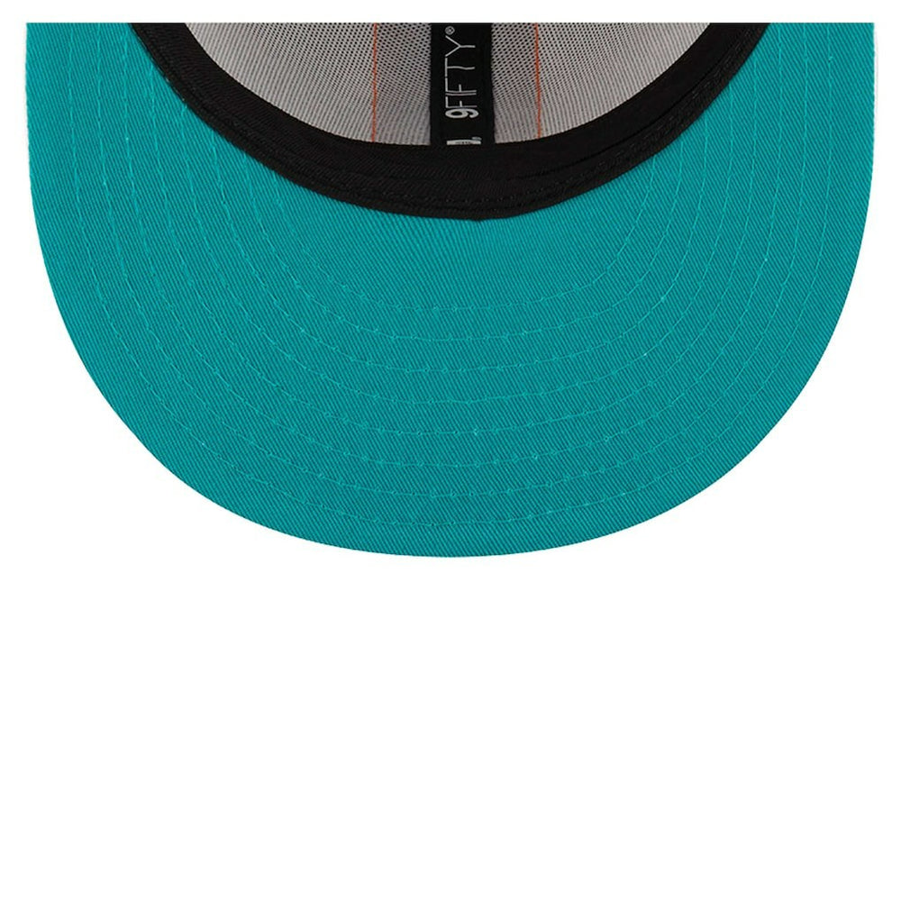 Miami Dolphins New Era Helmet 9FIFTY Snapback Hat White | NFL