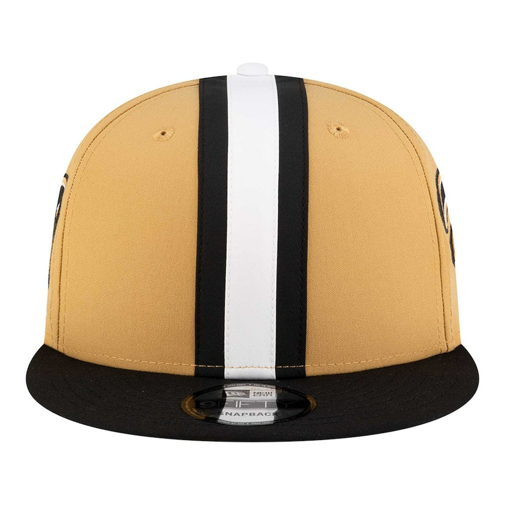 New Orleans Saints New Era Helmet 9FIFTY Snapback Hat Gold | NFL