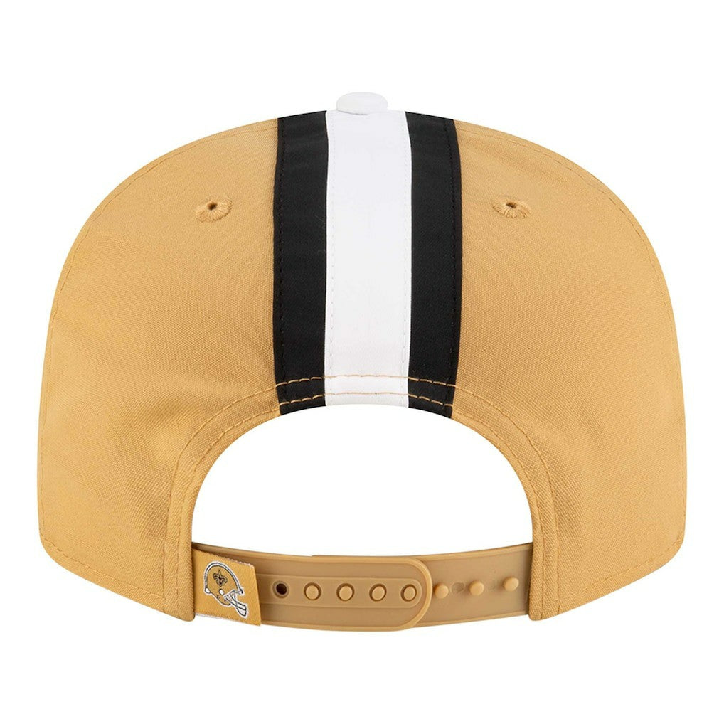 New Orleans Saints New Era Helmet 9FIFTY Snapback Hat Gold | NFL
