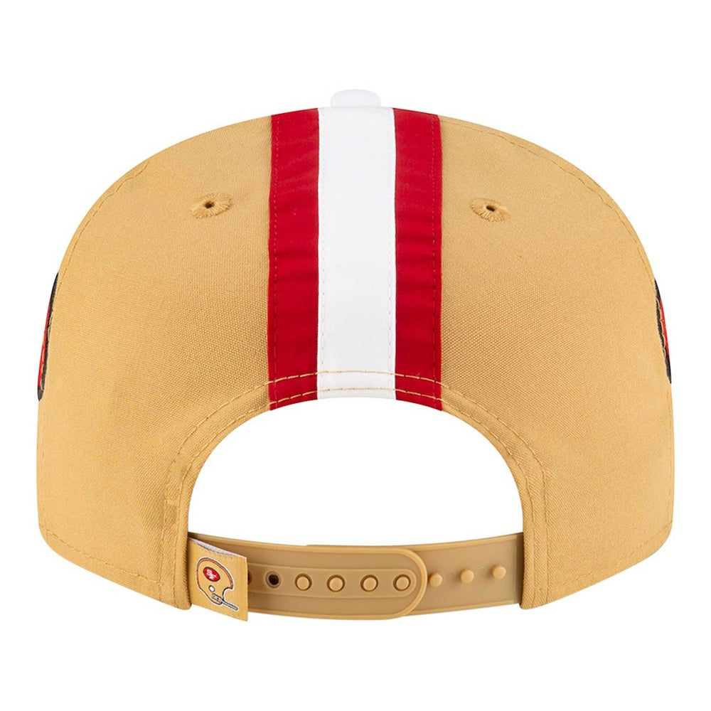 San Francisco 49ers New Era Throwback Helmet 9FIFTY Snapback Hat Gold | NFL