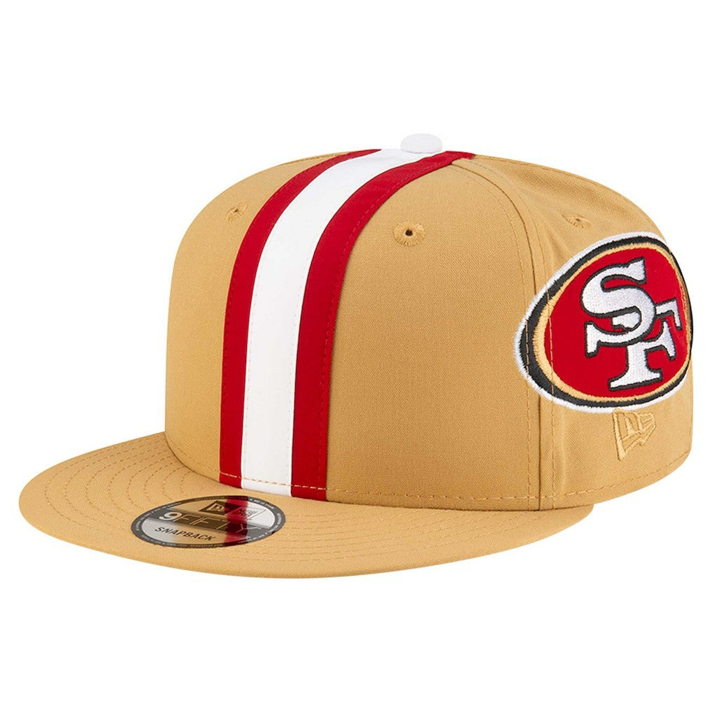 San Francisco 49ers New Era Helmet 9FIFTY Snapback Hat Gold | NFL