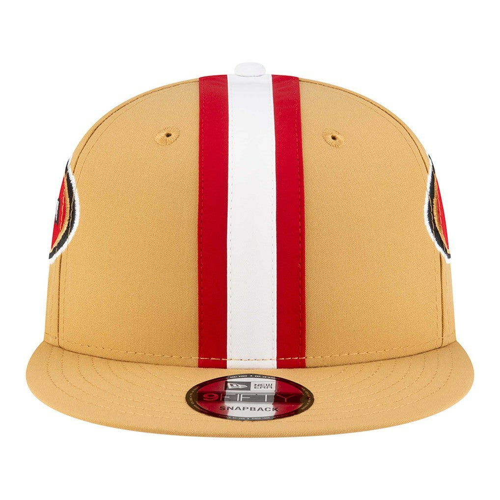 San Francisco 49ers New Era Helmet 9FIFTY Snapback Hat Gold | NFL