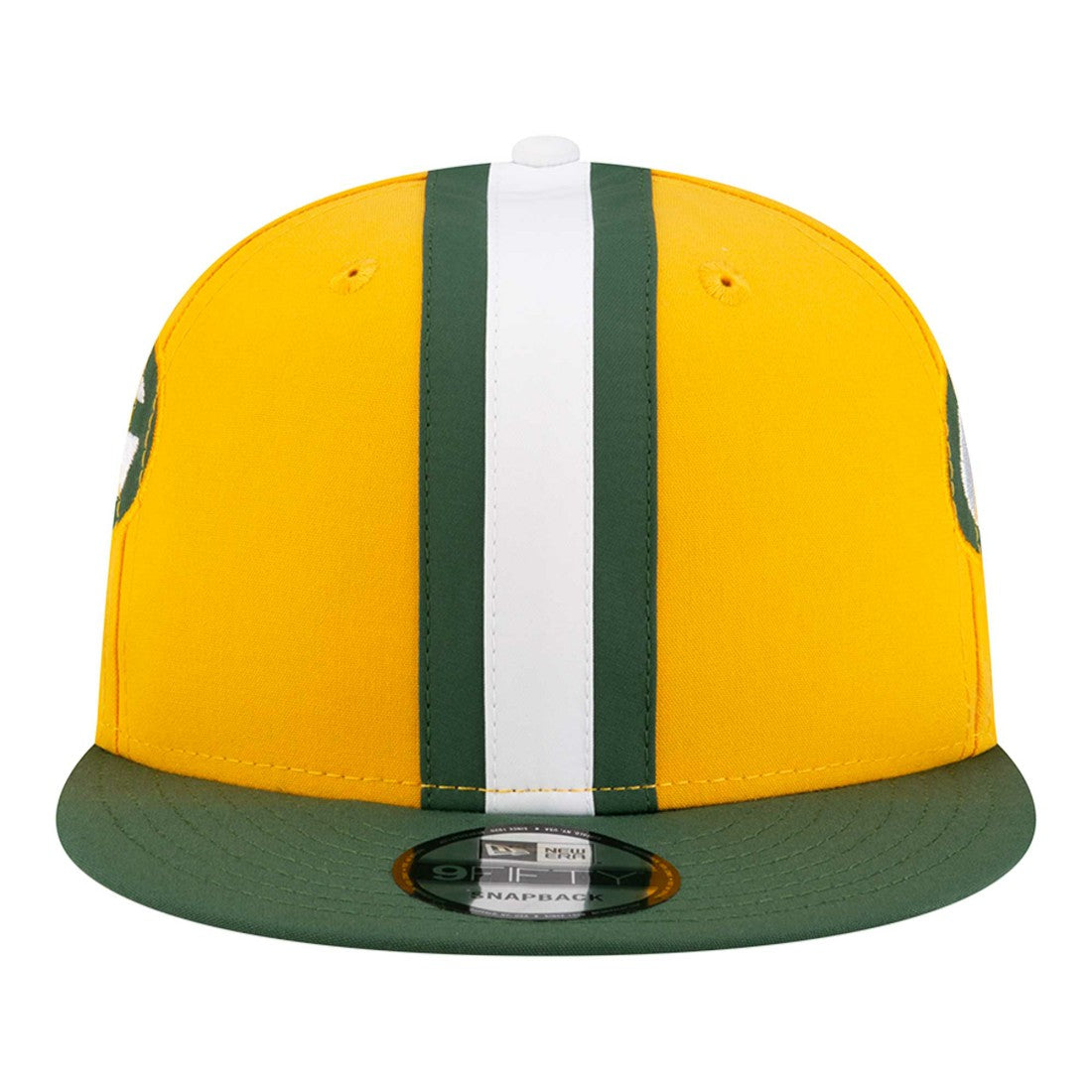 Green Bay Packers New Era Helmet 9FIFTY Snapback Hat Gold | NFL
