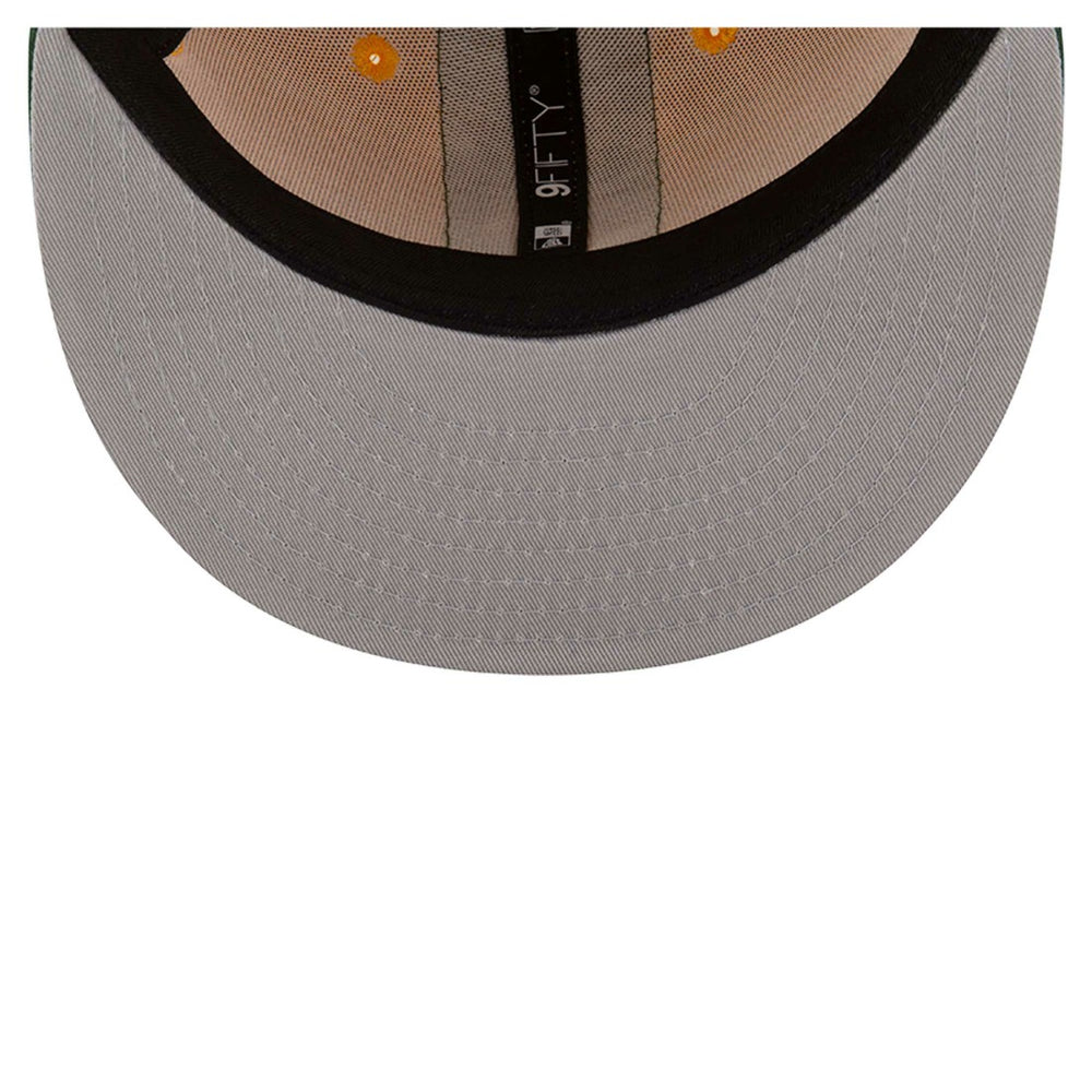 Green Bay Packers New Era Helmet 9FIFTY Snapback Hat Gold | NFL