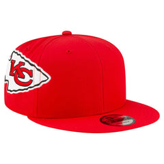 Kansas City Chiefs New Era Helmet 9FIFTY Snapback Hat Red | NFL