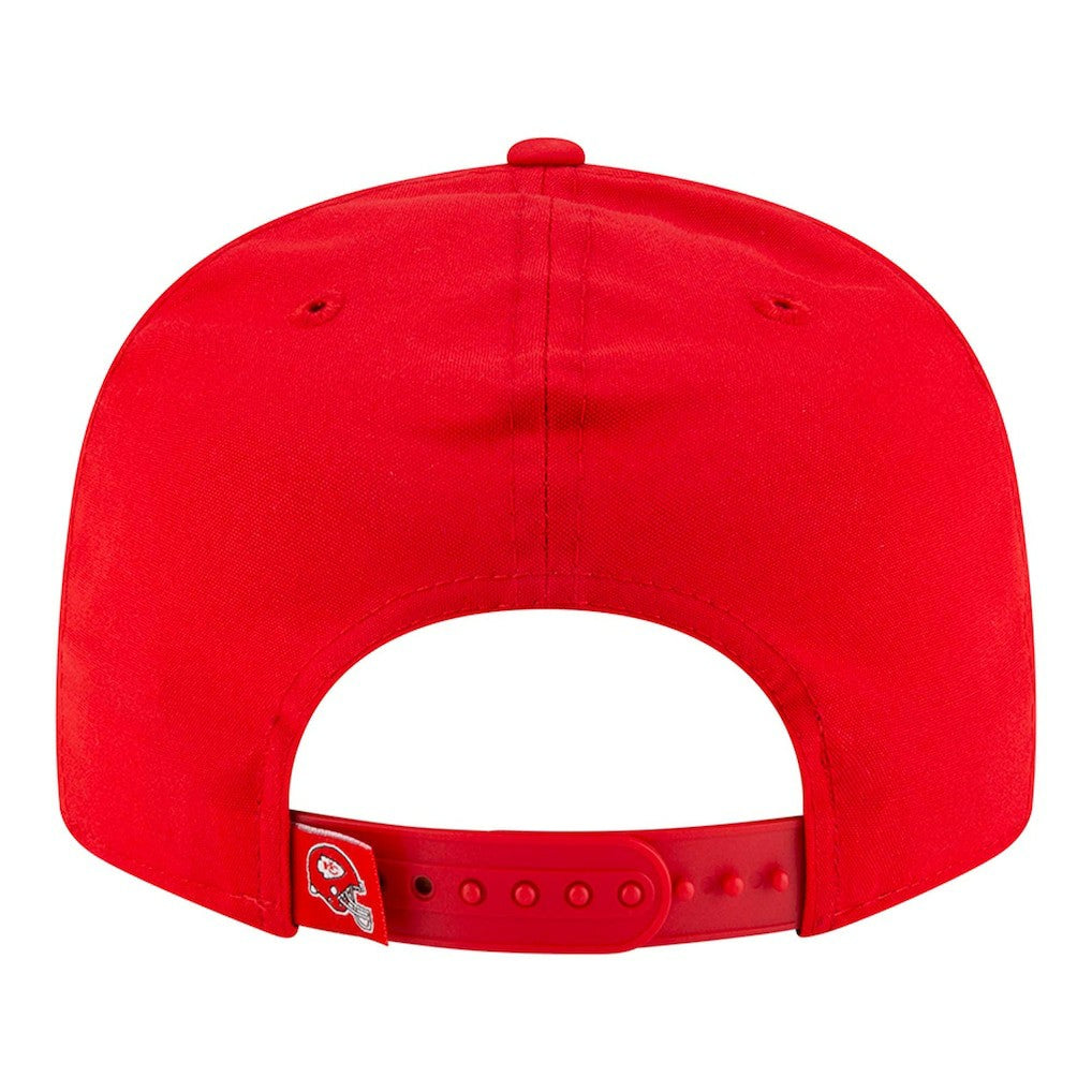 Kansas City Chiefs New Era Helmet 9FIFTY Snapback Hat Red | NFL