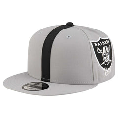 Las Vegas Raiders New Era Helmet 9FIFTY Snapback Hat Gray | NFL