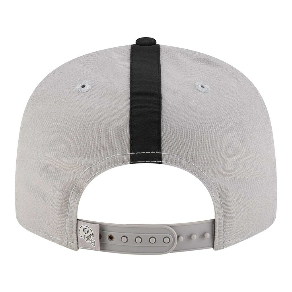 Las Vegas Raiders New Era Helmet 9FIFTY Snapback Hat Gray | NFL