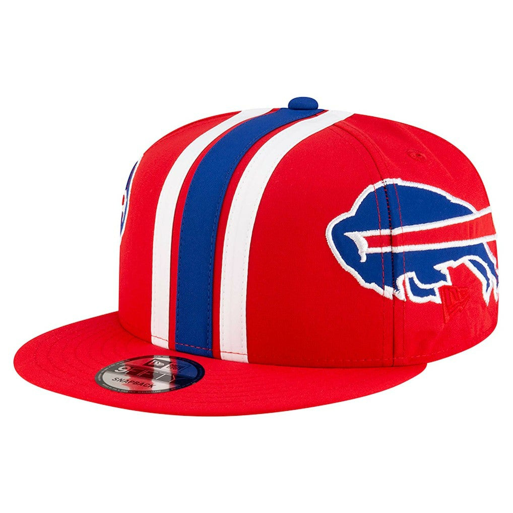 Buffalo Bills New Era Throwback Helmet 9FIFTY Snapback Hat Red | NFL