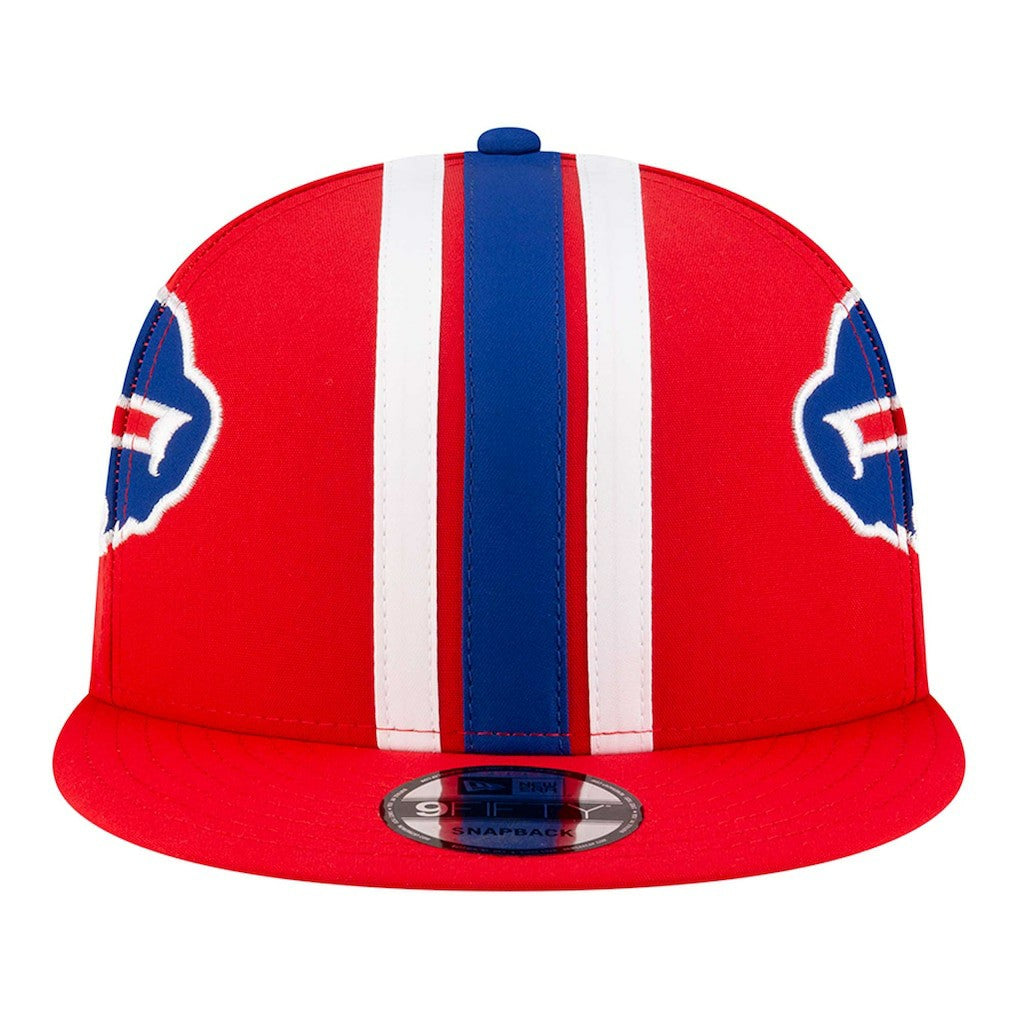 Buffalo Bills New Era Throwback Helmet 9FIFTY Snapback Hat Red | NFL
