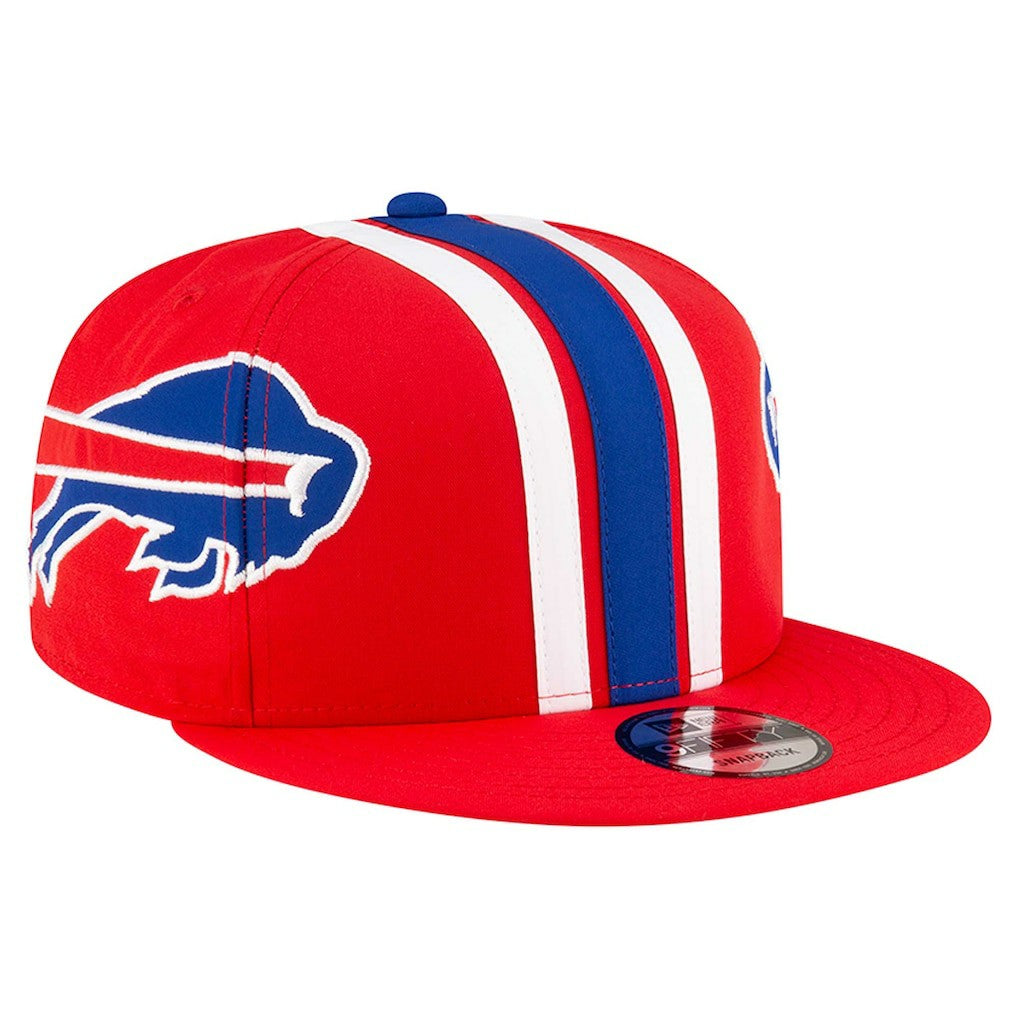 Buffalo Bills New Era Throwback Helmet 9FIFTY Snapback Hat Red | NFL