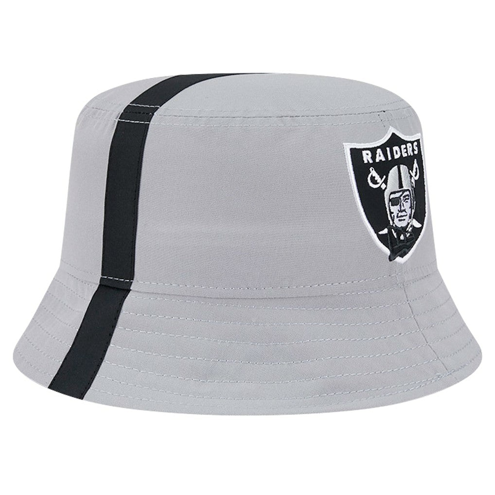 Las Vegas Raiders New Era Helmet Bucket Hat Gray | NFL