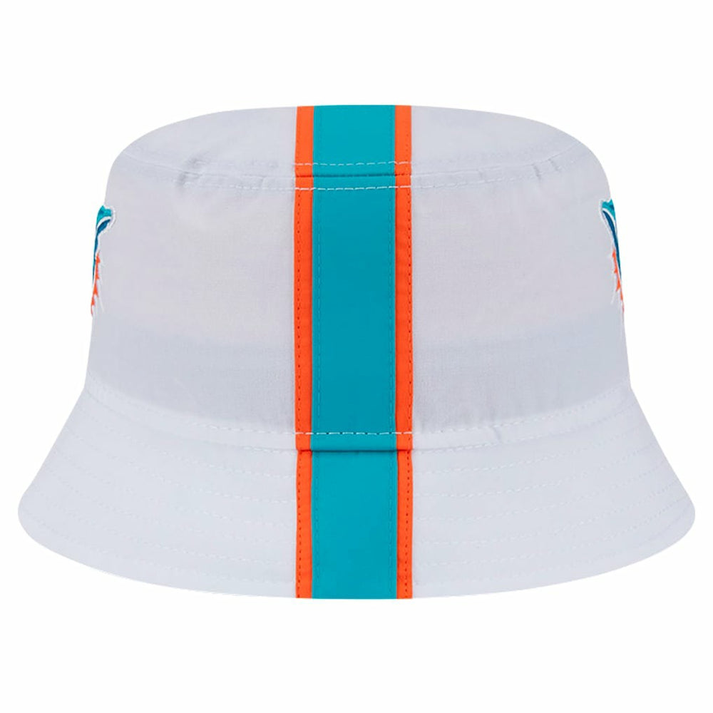 Miami Dolphins New Era Helmet Bucket Hat White | NFL