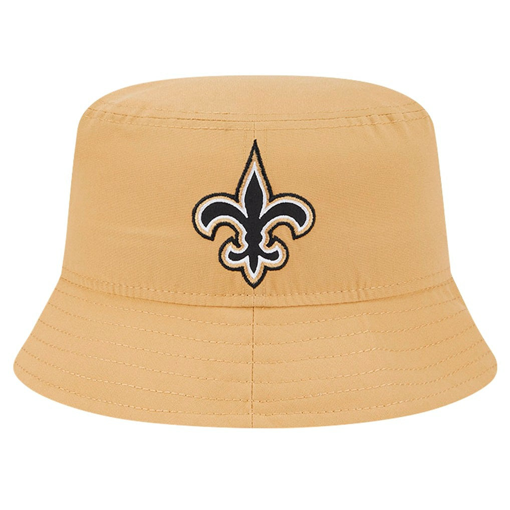 New Orleans Saints New Era Helmet Bucket Hat Gold | NFL
