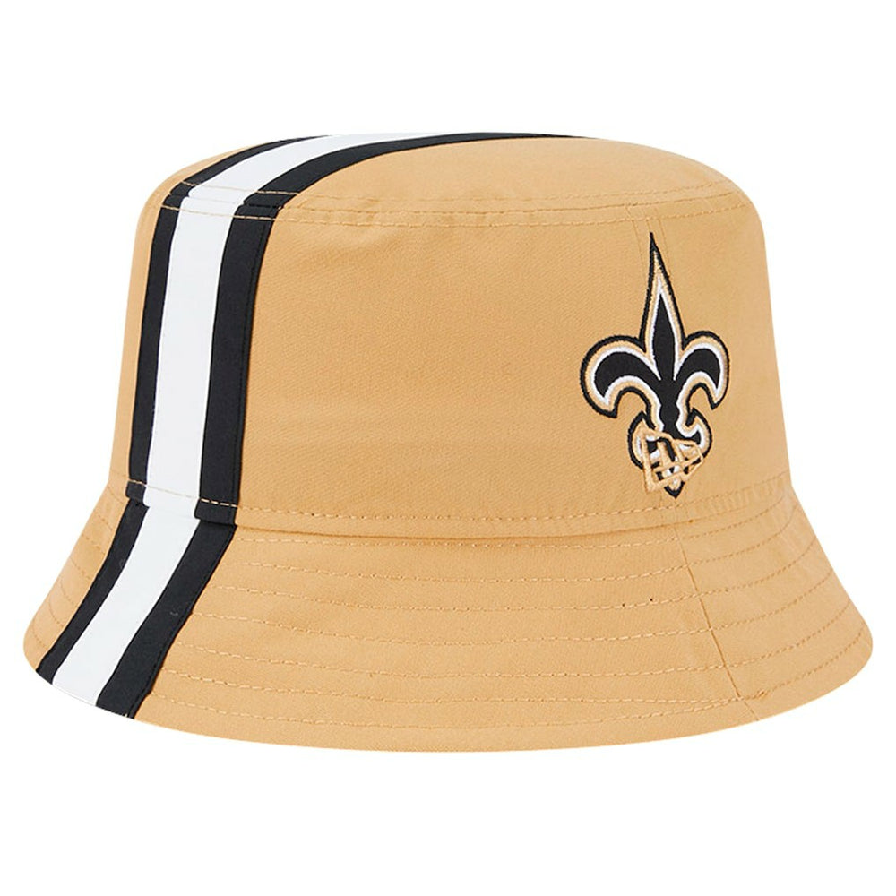 New Orleans Saints New Era Helmet Bucket Hat Gold | NFL