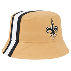 New Orleans Saints New Era Helmet Bucket Hat Gold | NFL