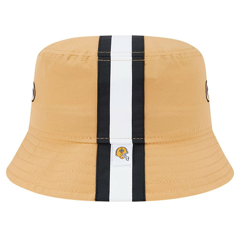 New Orleans Saints New Era Helmet Bucket Hat Gold | NFL