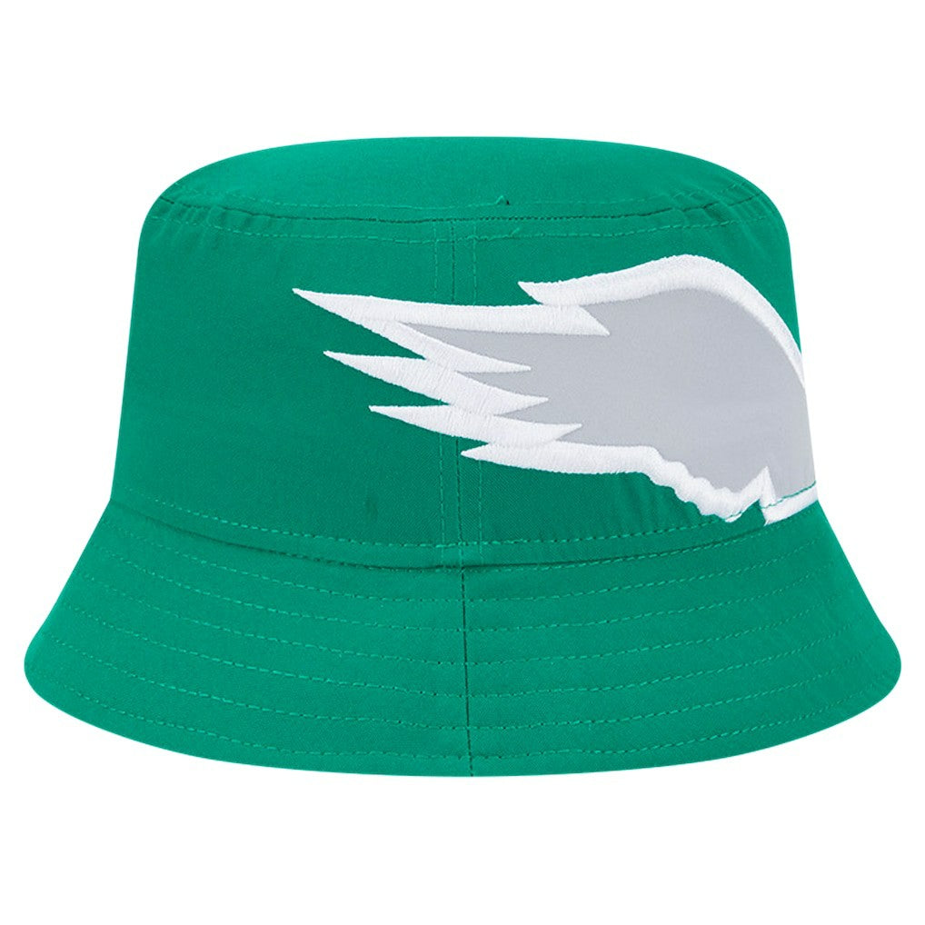 Philadelphia Eagles New Era Helmet Bucket Hat Kelly Green | NFL
