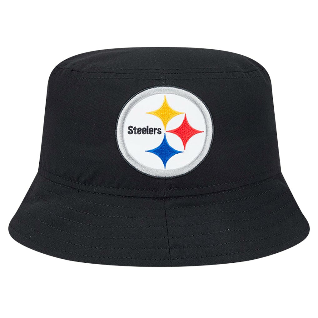 Pittsburgh Steelers New Era Helmet Bucket Hat Black | NFL